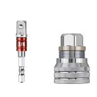 Adjustable Socket Adapter Knurled Socket Adapter with Hex Shank Versatile Tool for Hobbyists, Home Maintenance