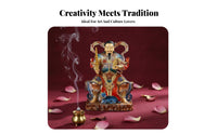 Leisheng Universal Celestial Lord Figurine Intricately Detailed Taoist Celestial Power Ous Immortal Statue Lively Colors Chinese God of Storms