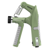 Built-in Counter Adjustable Hand Gripper Non-Slip Handle Digital Hand Gripper Rotary Knob Grip Strength Instructor Compact for Home Gym