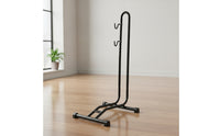Heavy Duty Bike Floor Stand Utility Bike Floor Rack Solid Bike Parking Stand Space-Saving for Cyclists