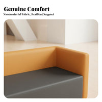 Minimalist Design Modular Block Sofa Easy to Clean Foam Block Couch Set Stain Resistant Commercial Furniture Waterproof for Office Workers, Business Owners, Reception Area, Library, Retail Shop, Small Areas