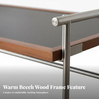 foldable Tea Stand Foldable Design Coffee Table Space-Saving Nordic Inspired for Students, Living Room, Small Spaces, Bedroom