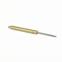 Threaded Tip Piano Soft-Close Damper Loop Eye Upright Piano Damper Cylindrical Housing Instrument Part Shiny Finish