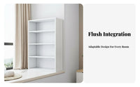 Space-Saving Multi-Tier Shelving Unit with Base Cabinet Large Capacity Multi-Tier Accessible Cabinet Easy Assembly Storage Shelf Modern Design for Book Lovers, Homeowners, Office Workers, Bay Window, Balcony, Study Room, Bedroom