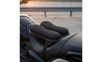Waterproof Motorcycle Gel Seat Cushion Sun Protection Honeycomb Gel Seat Cushion Cooling Effect Pressure Relief for Long-Distance Riders, Commuters, City Commuting, Road Trips
