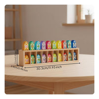 Brain Training Bottle Matching Game Educational Children's Reasoning Game Game Strategic Thinking Memory Matching Game Hand-Eye Coordination for Children, Preschoolers, Playroom, Kindergarten, Classroom