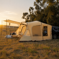 6-8 Person Camping Tunnel Tent Waterproof 4-Season Family Festival Camp Tent