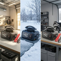 Battery Charger with Clamps 6V 12V 24V Smart Battery Charger Crocodile Clips with Insulation Cover Digital for Car Owners