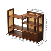 Tabletop Rack with Drawer Compact Desktop Organizer Space-Saving Desktop Organizer for Kitchen