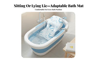 Quick-Drying Floating Bath Cushion Breathable Mesh Adjustable Bath Sling Anti-Slip Design Infant Bather Skin-Friendly for Newborns, Infants, Parents, Bathtime, Bathtub, Bathroom, Home