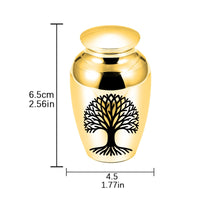 Compact Decorative Mini Cremation Urn Miniature Mini Cremation Urn Sturdy Elegant for Home Memorial