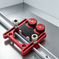 Pressure Guide Adjustable Workshop Guide with Rollers Hardware for Woodworkers, Carpenters, Table Slicing Tools, Router Tables