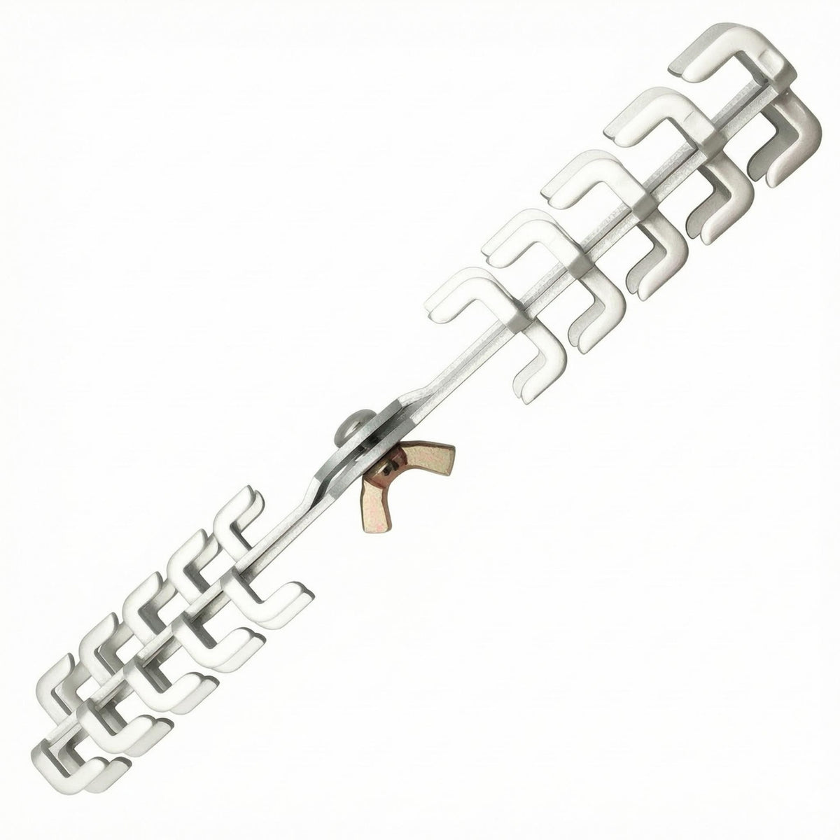 Central Hub Piano String Winder Hooked Arms Piano Winding Tool Metal Cross-Shaped Winding Tool