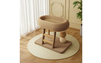 Cat Scratching Stand with Bed Space-Saving Furniture Textured for Living Rooms