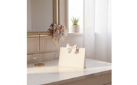 Elegant Design Necklace Display Stand Professional Presentation Bowknot Necklace Display Stand Lightweight Slanted Charm Holder Sturdy for Girls, Shop Counter, Showcase, Dressing Table