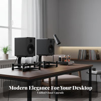 Speaker Dampening Stand Vibration Absorbing Desktop Speaker Stand Non-Slip Design Studio Speaker Shock Absorption Mount for Music Producers