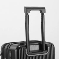 20 Inch Suitcase with Rotating Wheels Hard-Sided Suitcase with Front Pocket Secure Carry on Luggage for Passengers, Business Trips