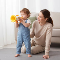Safe Material Cartoon Blow Toy Easy to Use Baby Trumpet Toy Early Music Education Kids Musical Whistle Develops Fine Movement Skills for Toddlers, Babies