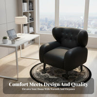 Light Luxury design Armless Upholstered Side Chair Modern Design Home Seating Soft Upholstery Household Furniture Thickly paddinged for Students, Homeowners, Guests, Bedroom, Study Room, Office, Vanity Area