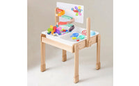 Sand and Water Table Educational Wooden Sensory Table Sand and Water Playset Sturdy Transparent for Toddlers, Playroom