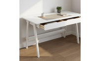 Easy to Match Wood-Wood-Core Writing Desk Stable Modern Simple Desk Space Saving Study Table Storage Drawers for Schoolchildren, Students