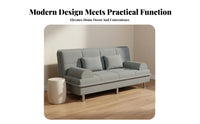 Foldable Design Folding Sofa Bed Space-Saving Convertible Sleeper Sofa Multi-Functional Double-Use Futon Couch Comfortable Cushioning for Apartment Dwellers, Students, Homeowners, Small Areas, Bedroom, Home Office