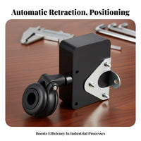Retractable Steel Wire Rope Box Automatic-Retracting Steel Wire Rope Holder Sturdy-Duty Tool Retractor Secure Mounting
