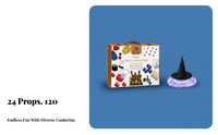 Beginner sorceryian's Box Great Birthday Gift beginner's sorcery Kit with Costume Easy to Learn sleight of handist Props for children, Beginners, Parties, recreation time