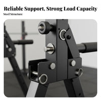 Heavy Duty Freestanding Pull-up Bar Stable Triangular Structure Standalone Standing Pull Up Bar High Weight Capacity Multifunctional Exercise Rack Multiple Grip Positions for Family, Kids, Garage Gym