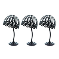 Stable Base Tabletop Hairpiece Stand Multiple Uses Hat and Hairpiece Holder Long-Lasting Headwear Storage Rack Decorative Design for Dressing Room, Closet, Retail Retail Outlet