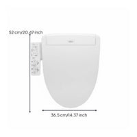 Sterilization Smart Toilet Seat Motion Sensor Automatic Toilet Seat Easy Installation Bathroom Fixture LED Night Light