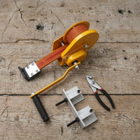 Wire Drawing Tool with Hand Crank Tabletop Benchtop Wire Drawing Tool Secure for Metalworking