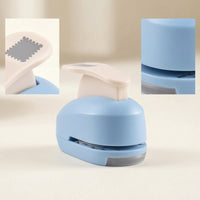 Compact Handheld Paper Punch Low-Profile Lever Punch Easy to Use One-Handed for Scrapbooking, Journaling