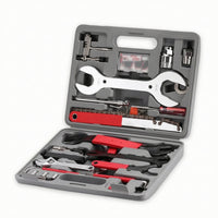 Bike Tool Kit with Storage Case Hard-Shell Tools Organized for Cyclists