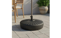 Portable Fillable Umbrella Base Weather Resistant Sun Umbrella Stand Easy Storage for Beach, Garden, Tent