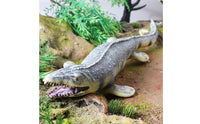 Soft Rubber Mosasaurus Toy Sturdy Marine Creature Figure Hand Painted for Play