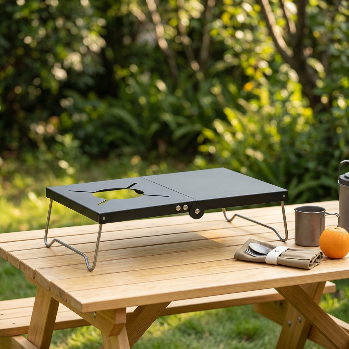 Folding Camping Table Foldable Camp Table Compact for , Backpackers, Outdoor Cooking, Picnics, Barbecues