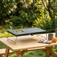 Folding Camping Table Foldable Camp Table Compact for , Backpackers, Outdoor Cooking, Picnics, Barbecues