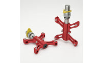 Aluminum Alloy Quick-Release Pedals Sealed Bearings Flat Platform Pedals CNC-Machined Quick-Release Pedal Cutout Slots