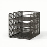 File Organizer with Shelves Space Saving Beneath the Desk Organizer for Students, Teachers, Office, Small Workspaces