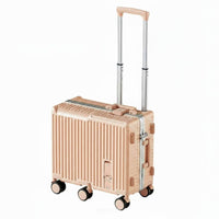 Combination Lock Rideable Suitcase Adjustable Pull Rod Kids Rideable Luggage 360° Silent Wheels for Parents, Airport, Vacation, Trips