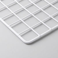 Wall Mounted Wire Basket Organizer for Kitchen Storage and Bathroom No Drill Installation Iron Mesh Design