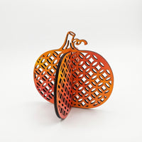 Freestanding Wooden Pumpkin 3D Pumpkin Decoration Fall Cutouts Rustic for Mantel