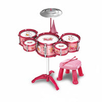 Early Education Kids Drum Set Develops Hand-Eye Coordination Toddler Jazz Drum Kit Great Gift children's Percussion Set Safe Design for Beginners, Preschoolers, Music Learning, Birthday Party, Playtime, Holiday Celebration