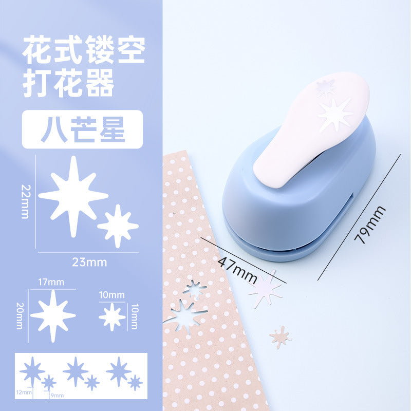 Kedeyou Embossing Machine Pattern Paper Punch Scrapbook Hole Puncher Flower Punch