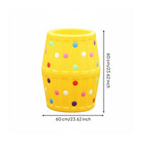 Rainbow Barrel Toy Sensory Training Foam Barrel Bright Colors for Preschoolers, Young Children, Kindergarten
