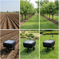 Waterproof Broadcast Spreader Cover with Transparent Window Rectangular Hopper Cover with Clear Window Moisture-Proof Weather-Resistant for Homeowners, Gardeners, Lawn Care, Yard Work, Garden Maintenance