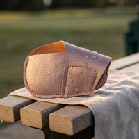 Hook-and-Loop Closure Closure PU Leather Putter Cover Fitted Golf Putter Cover Stitched Edges Club Protector Safeguarding
