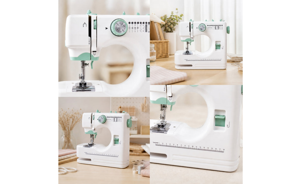 Compact Electric Sewing Machine Beginner-Friendly Portable Sewing Machine Lightweight for Beginners