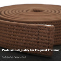 Double-Layer Core Taekwondo Belt Long-Lasting Judo Belt Reinforced Stitching for Adults, Advanced Practitioners, Training, Practice Sessions